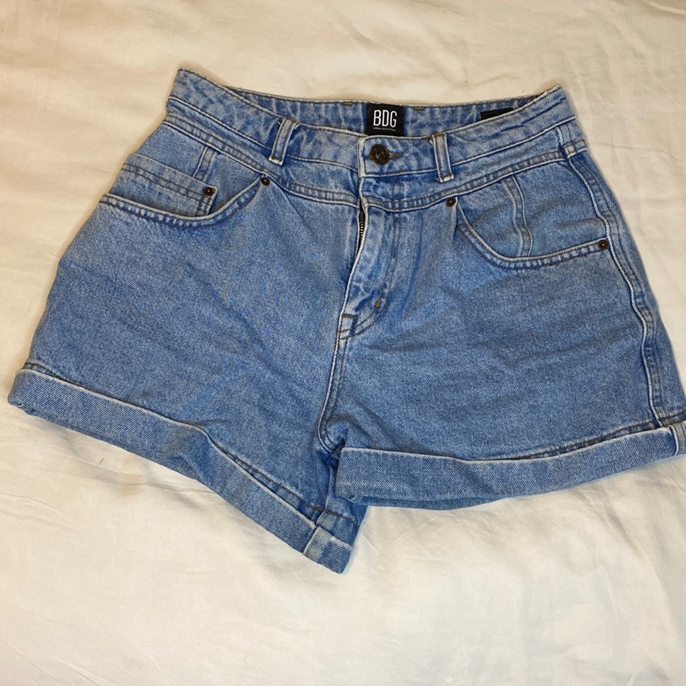 High waisted denim shorts BDG brand